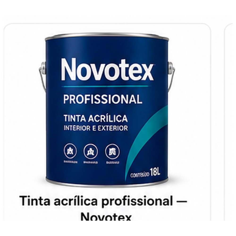 Tinta Acrílica Profissional — Novotex